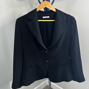 🖤 Vintage Modyva Italian Blazer | Y2K Fitted Black Jacket | MSRP $800